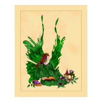 Emerald Faerie print