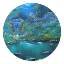 emerald-Falls Stickers