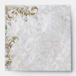 Emerald & Gold Leaf Envelope