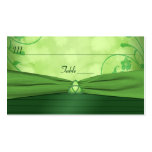 Emerald Green Celtic Love Knot Place Card Business Card Templates