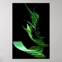 Emerald Green Dance Print