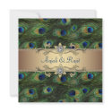 Emerald Green Gold Royal Indian Peacock Wedding by decembermorning