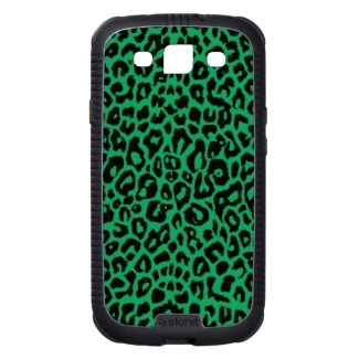 Emerald Green Leopard Animal Skins