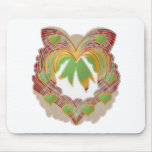 Emerald Green Little Hearts : Wreath Unique Mousepads
