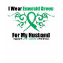 Emerald Green Ribbon (Husband) - Liver Cancer Tee Shirts