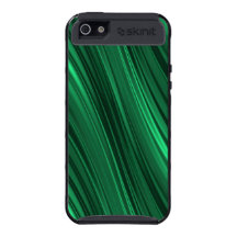 Emerald green shaded stripes covers for iPhone 5
