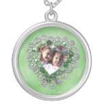 Emerald Heart Photo Necklace