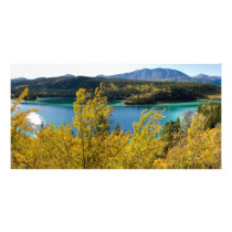 Emerald Lake at Carcross, Yukon Territory, Canada Personalized Photo Card