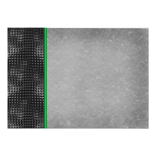 Emerald Medieval Celtic Cross Wedding Invitation