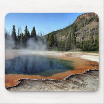 Emerald Pool in Yellowstone National Park mousepads