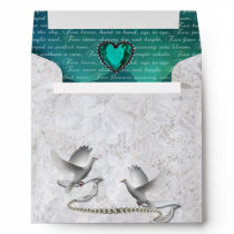 Emerald Sea 2 Dove Dream Poem Envelope