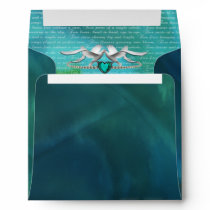 Emerald Sea 2 Dove Dream Poem Envelope