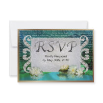 Emerald Sea RSVP Personalized Announcements