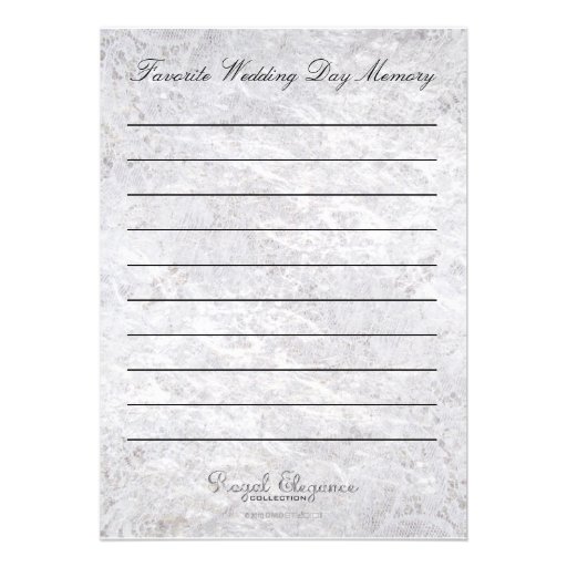 Emerald Sea Two Doves Poem Keepsake Announcements