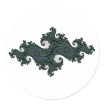 Emerald Seahorse Julia Stickers