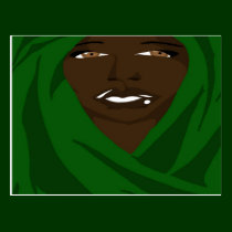 Emerald Shawl 2(Sketchbook Pro) postcards