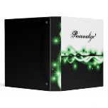 Emerald Sparkles Recipe Book binders