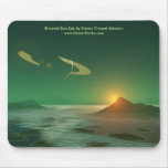 Emerald Sunset, Emerald Sun Set, by Steven Vinc... Mouse Pads
