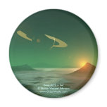 Emerald Sunset, Emerald Sun Set Steven Vincent... Magnet