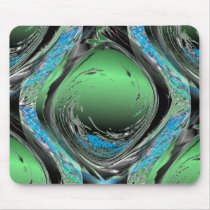 Emerald Swirl mousepads