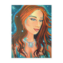 Emerald Waters - Postcard by SusanRodio Emerald Waters - Postcard