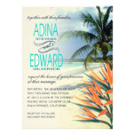 Emerald Waters Tropical Beach | aqua FELT Custom Announcements