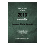 Emeraldtone 5x7 Photo Graduation Invitations invitations
