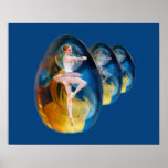 Emergence, Fantasy Fractal Ballerina Print