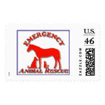 Emergency Animal Rescue Postage Stamp