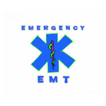 Emergency EMT poster posters