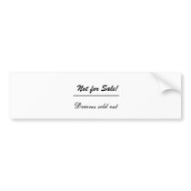 Emergency for Sale! Dreams pay out Bumper Stickers