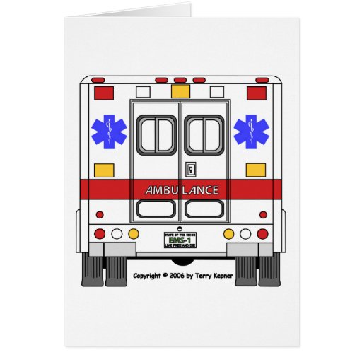 Emergency Medical Services Ambulance (EMS) Cards Zazzle
