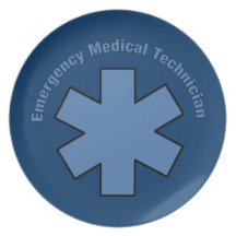 Emergency Medical Tech Dinner Plate