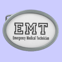 Emergency Medical Technician belt buckles
