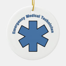 Emergency Medical Technician Christmas Ornaments