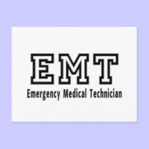 Emergency Medical Technician postcards