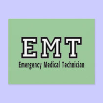 Emergency Medical Technician postcards