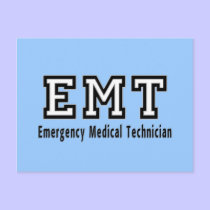 Emergency Medical Technician postcards
