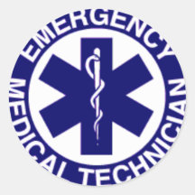 EMERGENCY MEDICAL TECHNICIANS EMT STICKERS