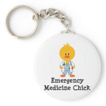 Emergency Medicine Chick Keychain