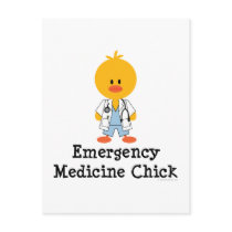 Emergency Medicine Chick Postcard