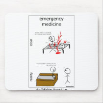 Emergency Medicine Comic Mousepad by iddxblog Emergency Medicine Comic Mousepad