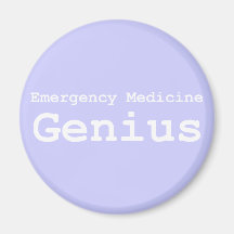 Emergency Medicine Genius Gifts Refrigerator Magnets