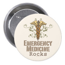 Emergency Medicine Rocks Button