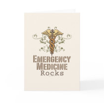 Emergency Medicine Rocks Greeting Card