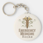 Emergency Medicine Rocks Key Chain