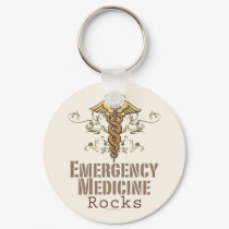Emergency Medicine Rocks Key Chain keychains