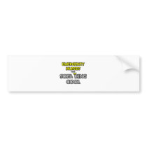 Emergency Nurses Are Sofa King Cool Bumper Sticker