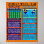 Emergency Survival Chart Posters