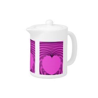 Emerging Heart Tea Pot